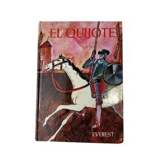 El Quijote Miguel De Cervantes HC Book 1978 Novena Edicion Everest Publishing